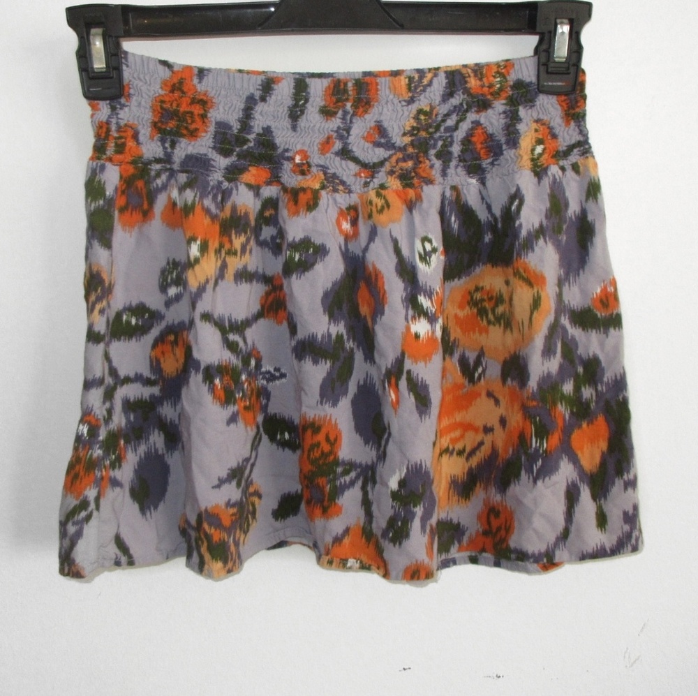 Mimi Chica Floral Print Pull On Mini Skirt Size Small